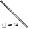 Hex Shank Hammer Drill Bits 2 Flute 2 Cutter (HD-008)