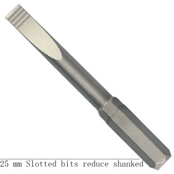 25mm ACR Slotted Bits Reduce Shanked
