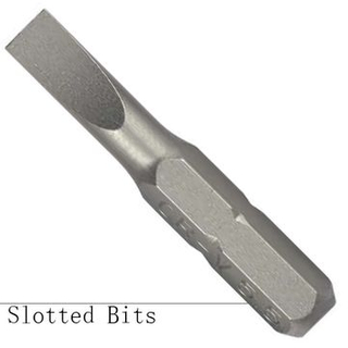 25mm Single End Screwdriver Slotted Bits