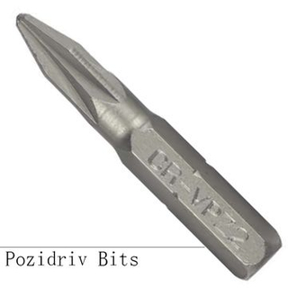 25mm Single End Screwdriver Pozidriv Bits