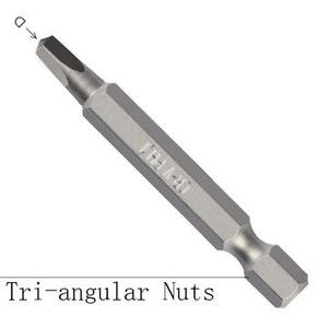 Single End Screwdriver Tri-angular Nuts Bits 