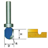 Pattern Template Trim Router Bit Shank Woodworking Cutter Tenon Cutter for Woodworking Tool(4)