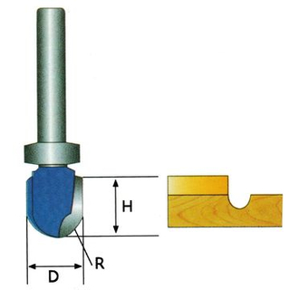 Pattern Template Trim Router Bit Shank Woodworking Cutter Tenon Cutter for Woodworking Tool(4)