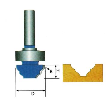 Pattern Template Trim Router Bit Shank Woodworking Cutter Tenon Cutter for Woodworking Tool(6) 