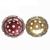 Segmented Double Row Diamond Cup Grinding Wheel