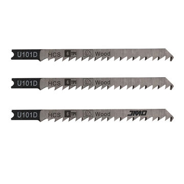 U101D HCS 6TPI T-Shank Type Milled Teeth Curved Jig Saw Blade for Thin Sheet Metal Cutting 