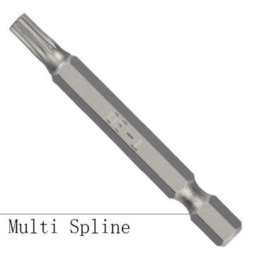 Single End Screwdriver Multi Spline Bits