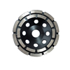 Segmented Double Row Diamond Cup Grinding Wheel