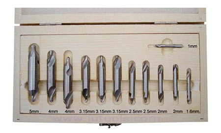 12 PCS HSS Center Drills Set